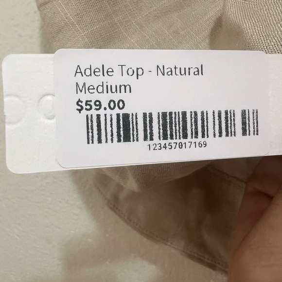 Olivaceous Adele top- natural in size medium - Picture 5 of 7